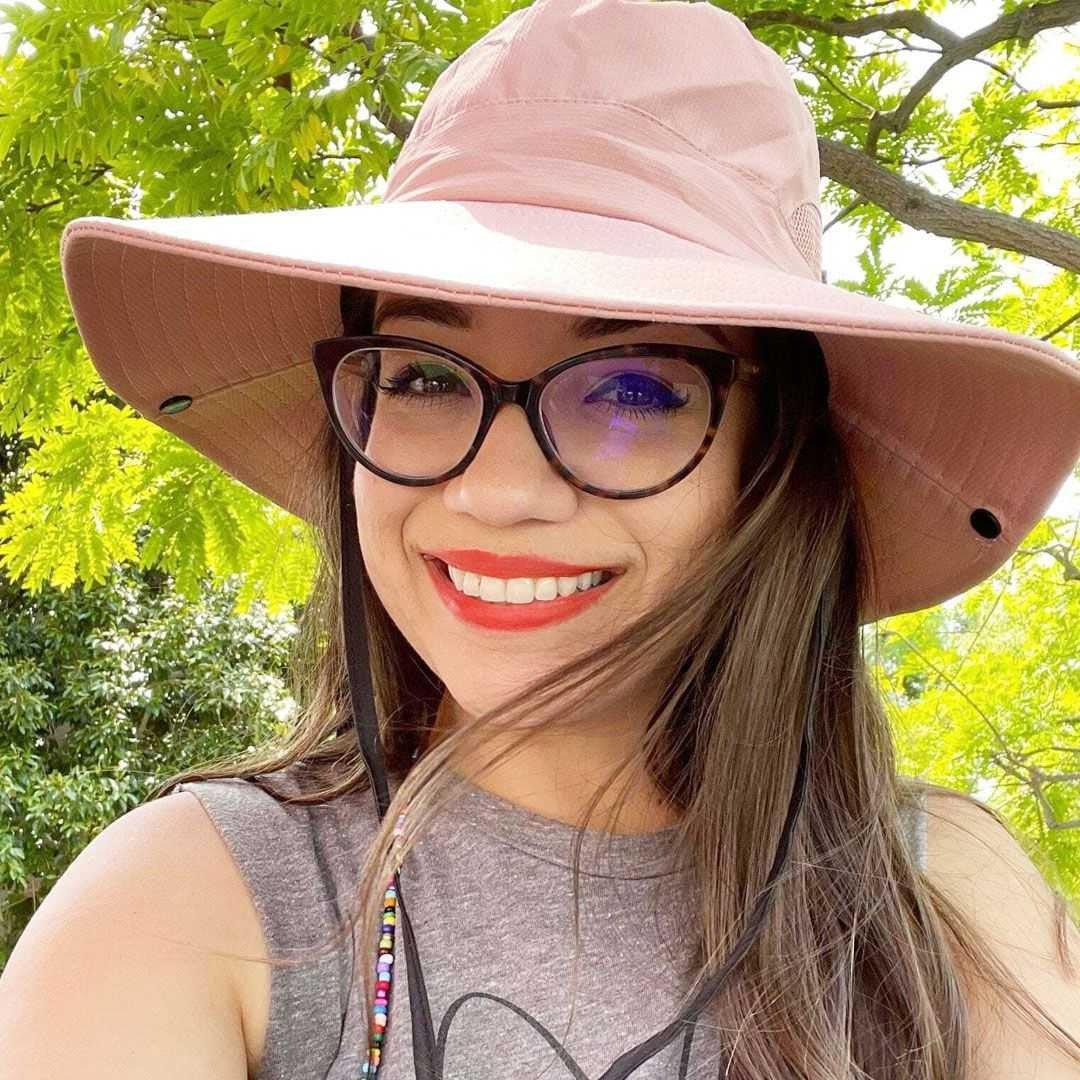 Wide Brim UPF 50+ Women's Sun Hat with Adjustable Chin Strap