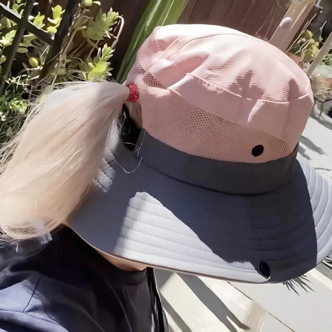 Wide Brim UPF 50+ Women's Sun Hat with Adjustable Chin Strap