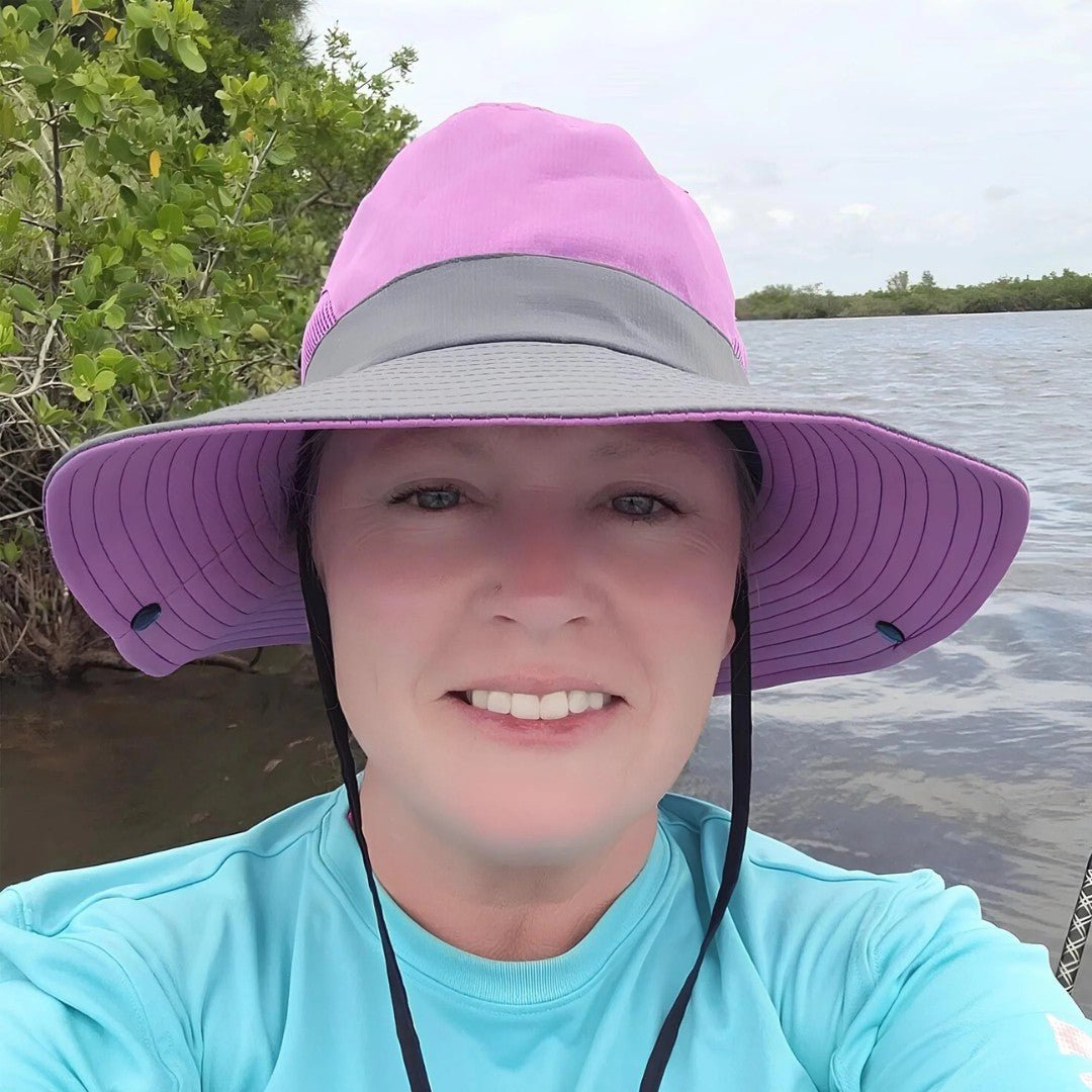 Wide Brim UPF 50+ Women's Sun Hat with Adjustable Chin Strap