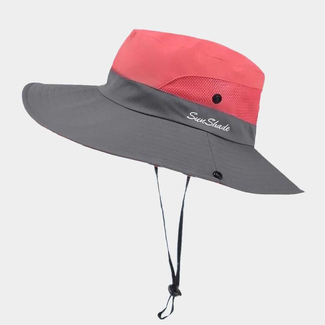 Wide Brim UPF 50+ Women's Sun Hat with Adjustable Chin Strap