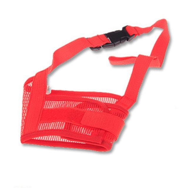 Adjustable Mesh Dog Muzzle for Barking and Chewing