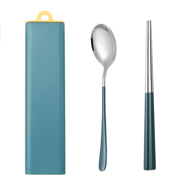 Portable Stainless Steel Japanese Cutlery Set