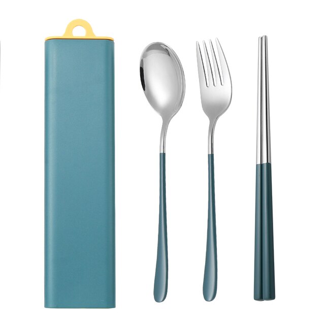 Portable Stainless Steel Japanese Cutlery Set