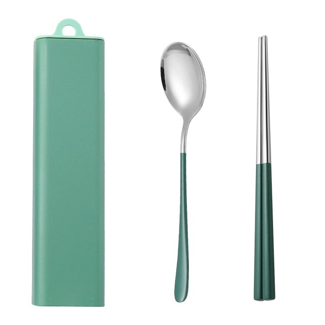 Portable Stainless Steel Japanese Cutlery Set