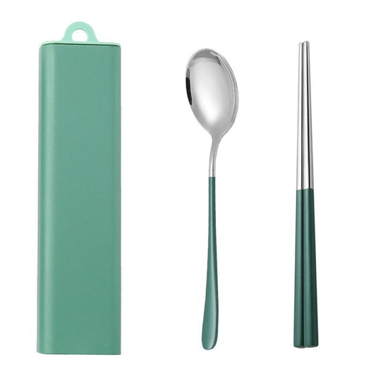 Portable Stainless Steel Japanese Cutlery Set
