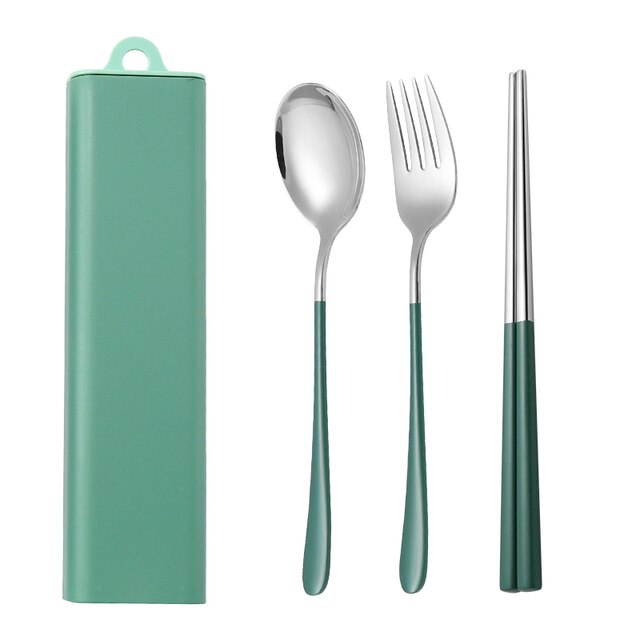 Portable Stainless Steel Japanese Cutlery Set