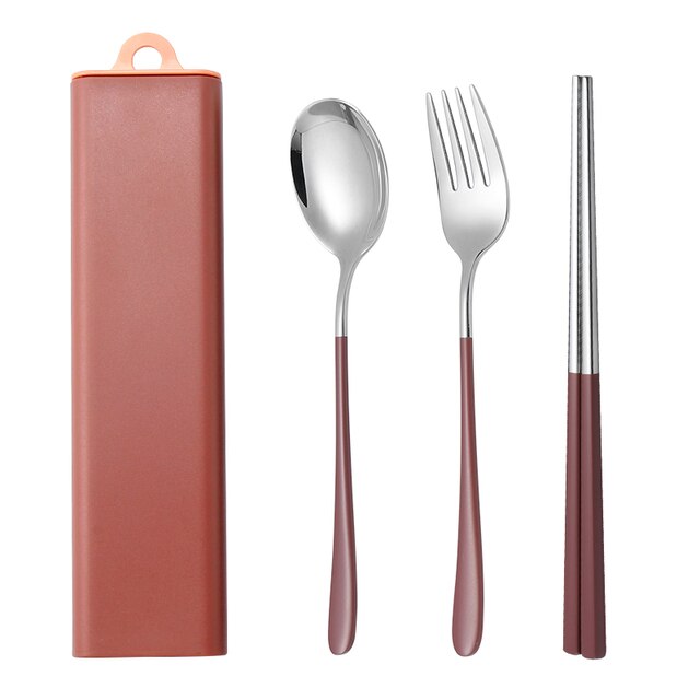 Portable Stainless Steel Japanese Cutlery Set