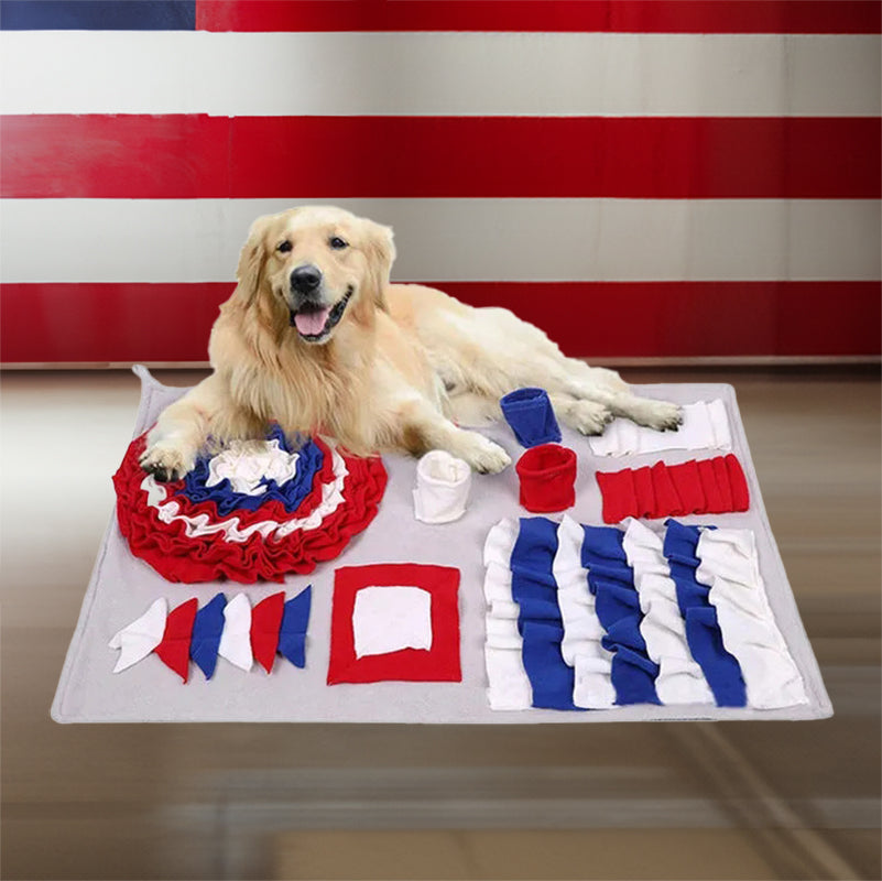 Interactive Snuffle Mat for Dogs - Soft Cotton Treat Dispenser