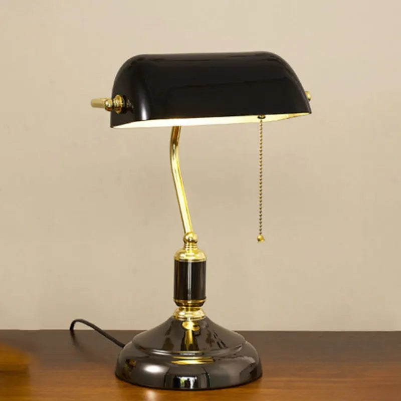 Glass Table Lamp with Vintage Elegance and Soft Illumination