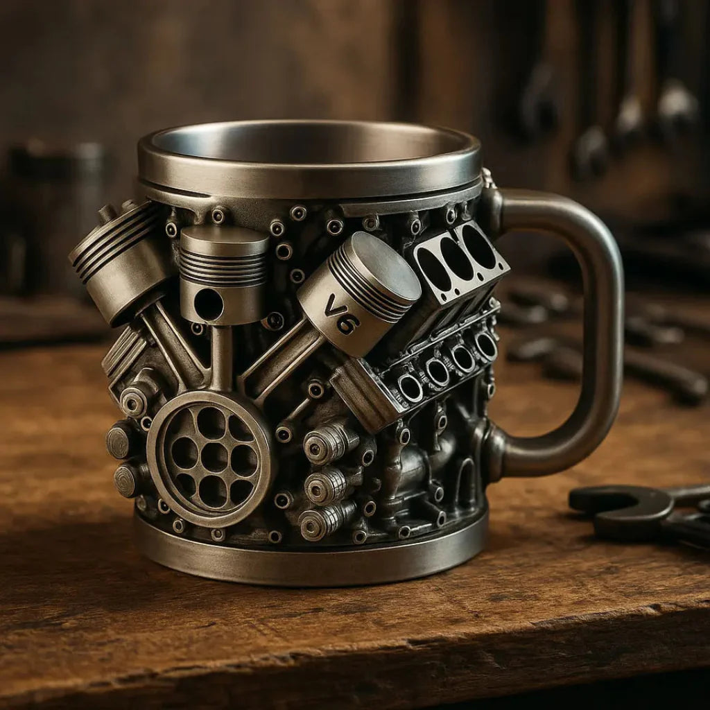 Engine Style Mechanical Coffee Mug for Car Lovers