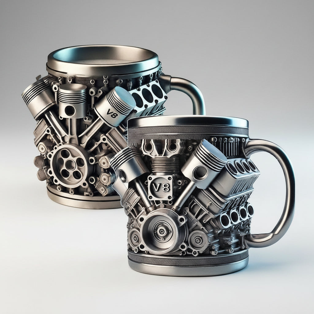 Engine Style Mechanical Coffee Mug for Car Lovers
