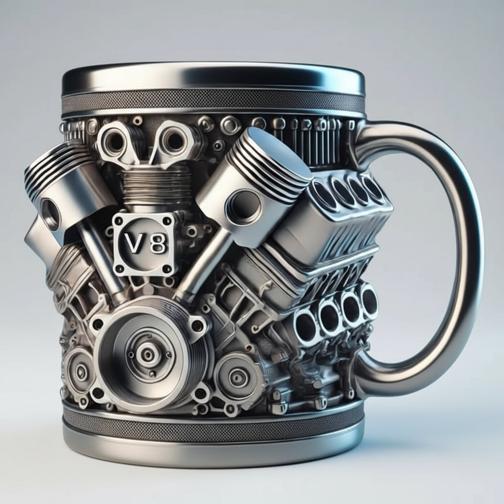 Engine Style Mechanical Coffee Mug for Car Lovers