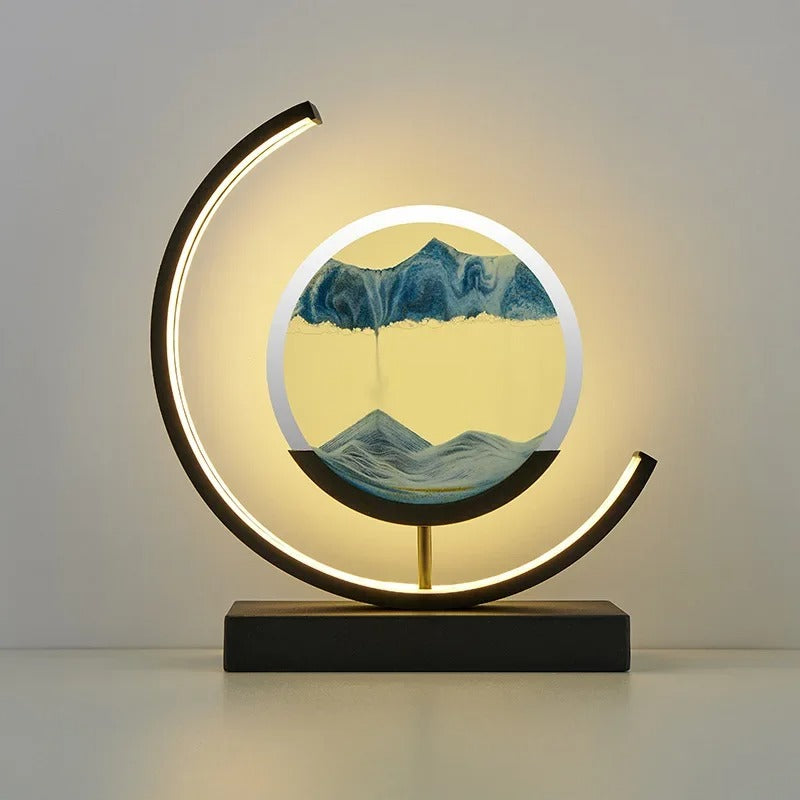 Sandscape LED Lamp with Changing Sand Design
