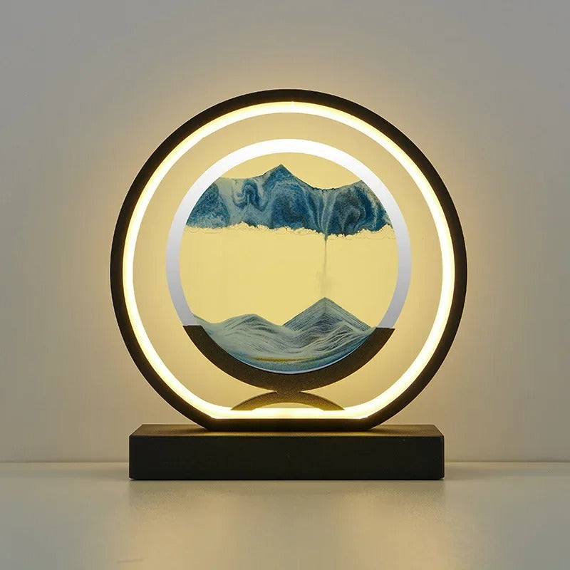 Sandscape LED Lamp with Changing Sand Design