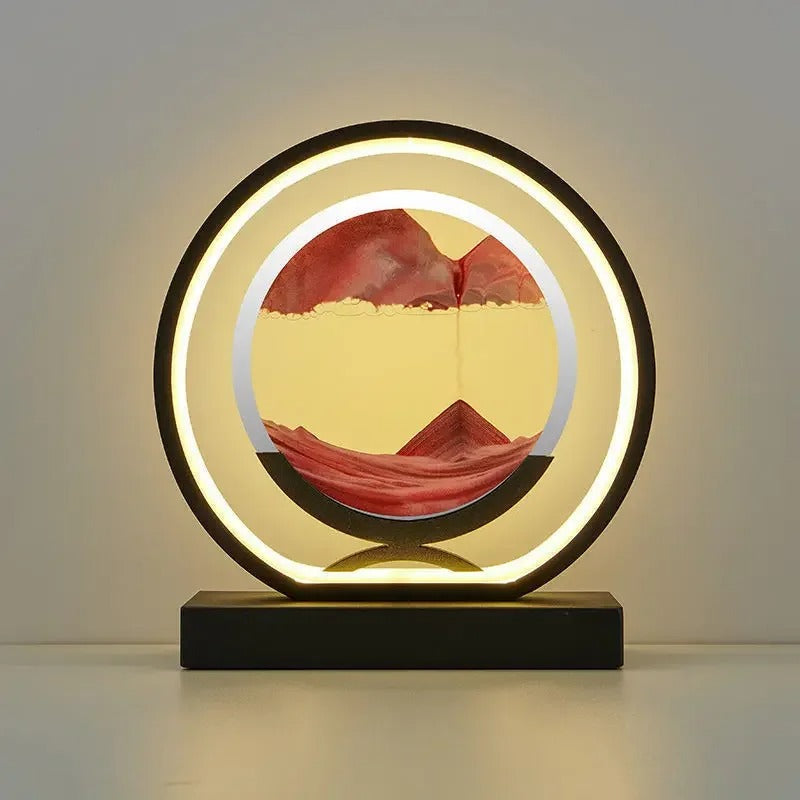 Sandscape LED Lamp with Changing Sand Design