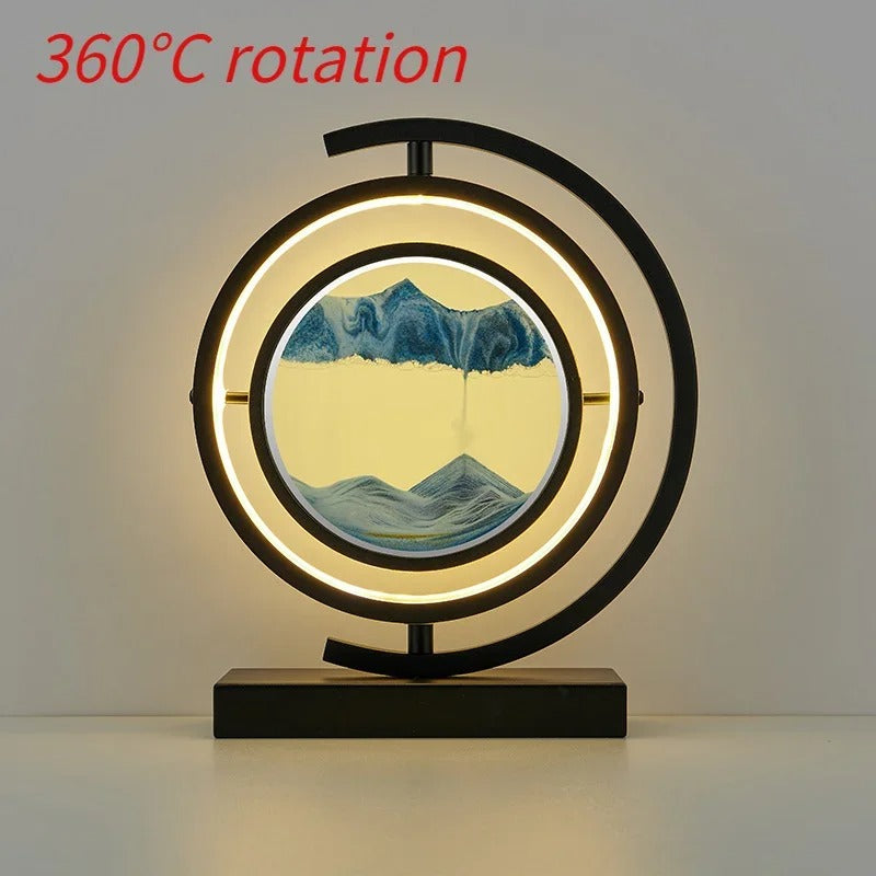 Sandscape LED Lamp with Changing Sand Design