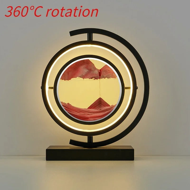 Sandscape LED Lamp with Changing Sand Design