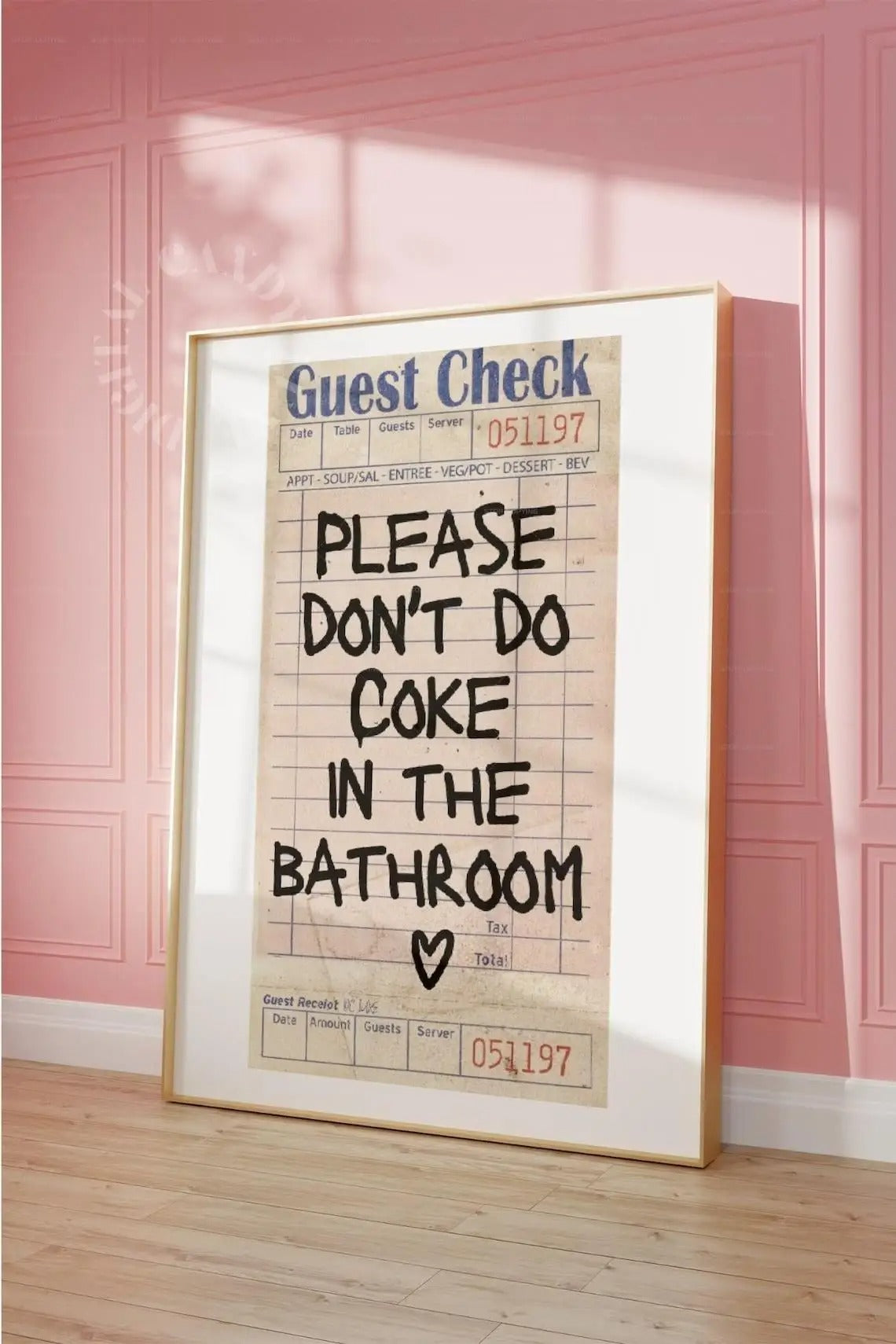 Humorous Bathroom Wall Poster with Playful Quotes and Illustrations