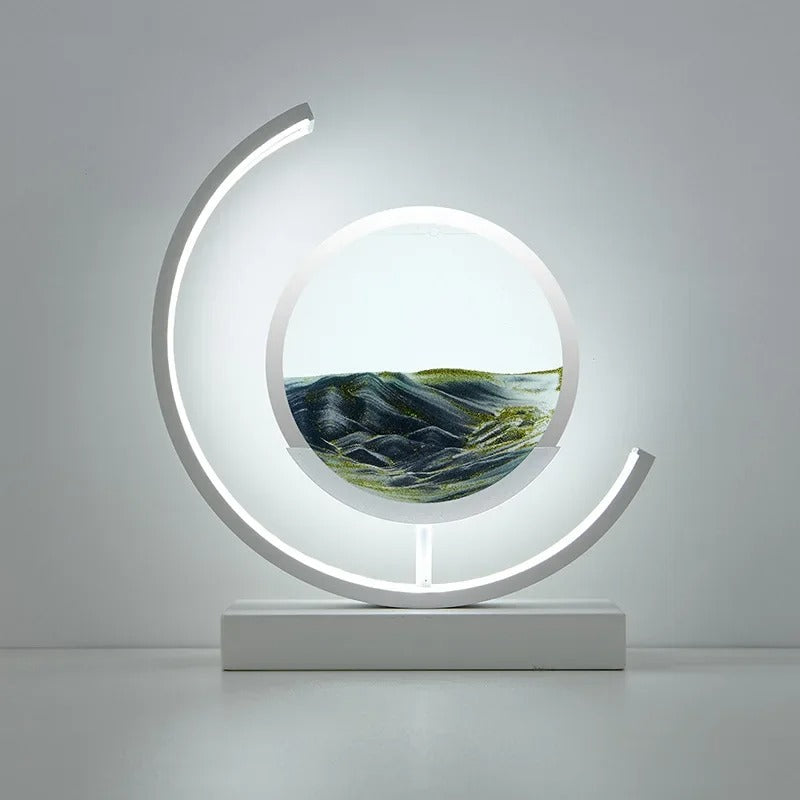 Sandscape LED Lamp with Changing Sand Design