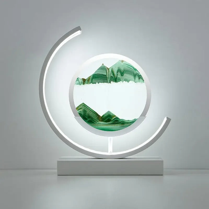 Sandscape LED Lamp with Changing Sand Design