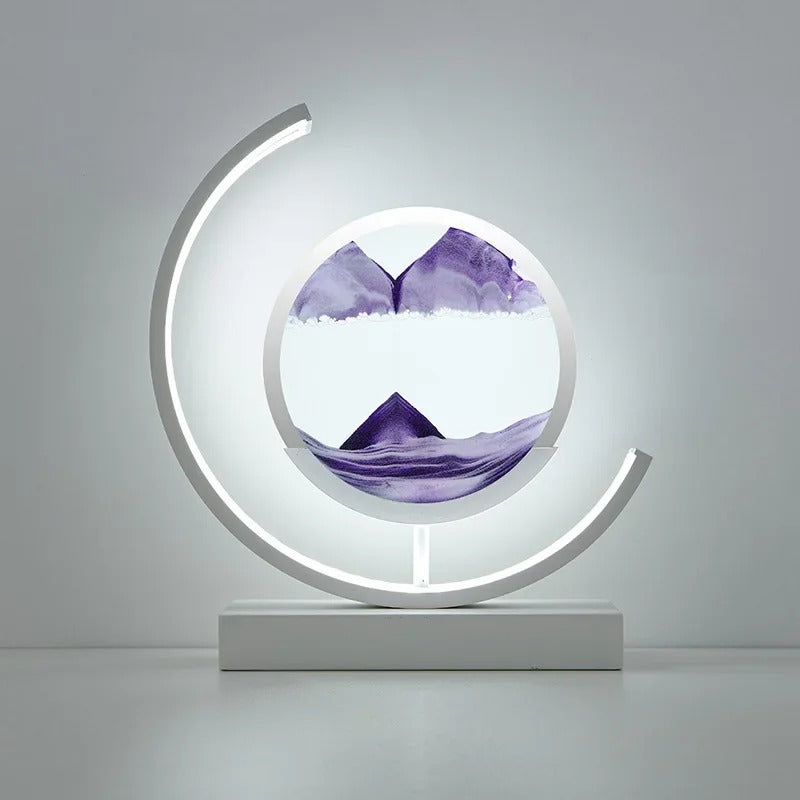 Sandscape LED Lamp with Changing Sand Art