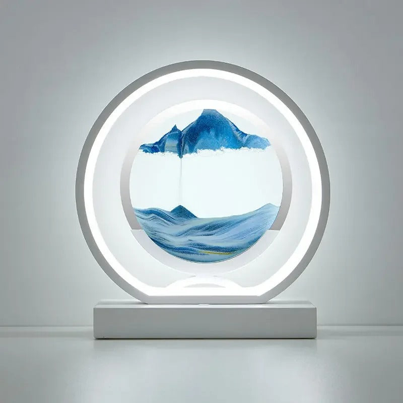 Sandscape LED Lamp with Changing Sand Design