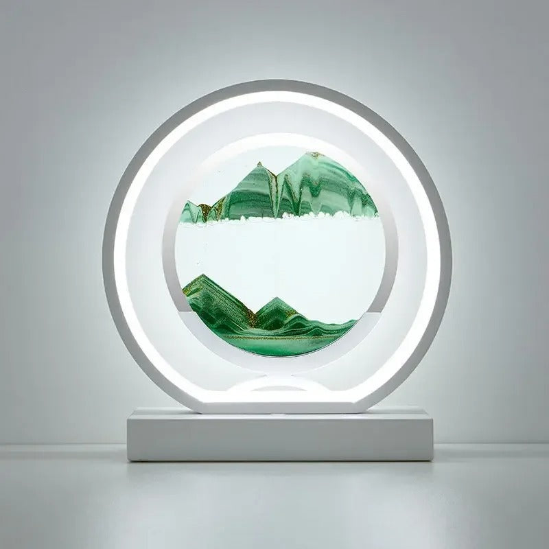 Sandscape LED Lamp with Changing Sand Design