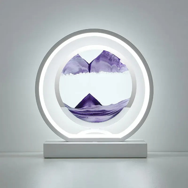 Sandscape LED Lamp with Changing Sand Art