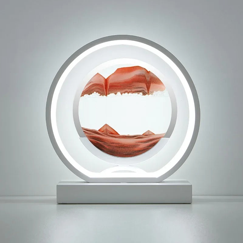 Sandscape LED Lamp with Changing Sand Art