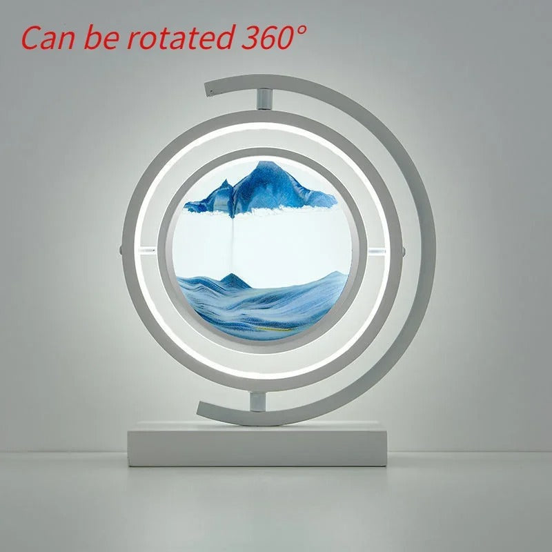 Sandscape LED Lamp with Changing Sand Design