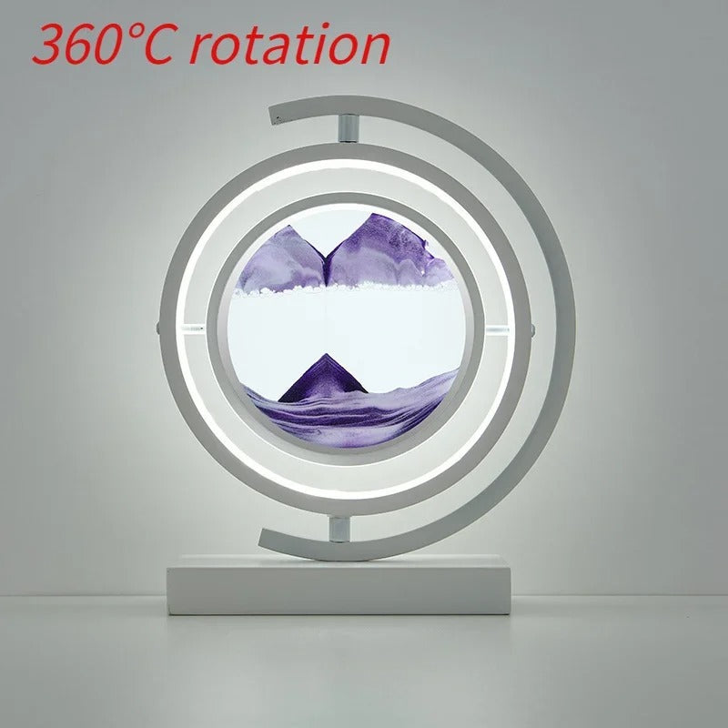 Sandscape LED Lamp with Changing Sand Design