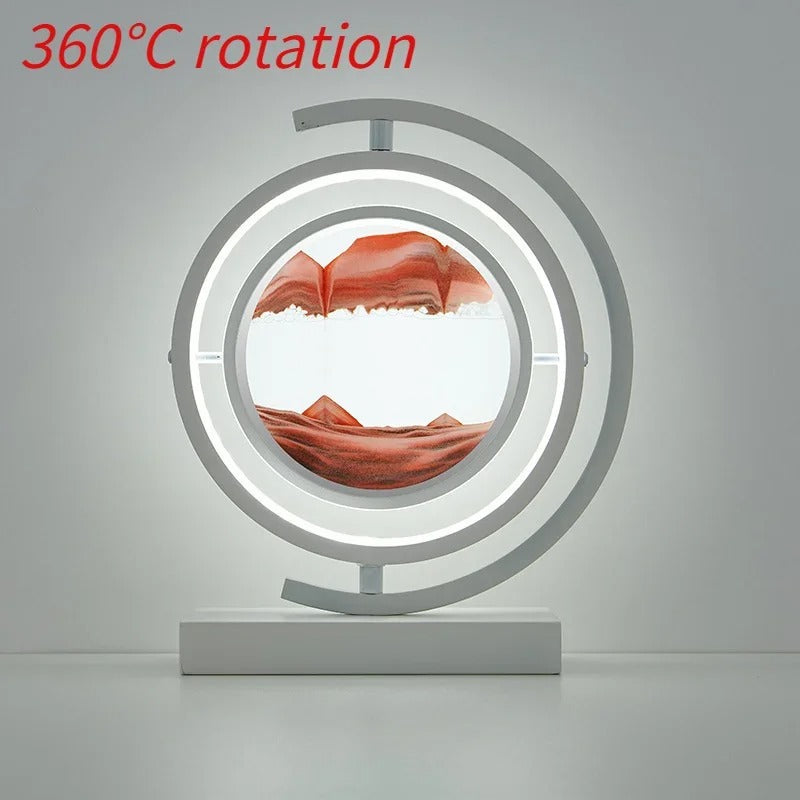Sandscape LED Lamp with Changing Sand Design