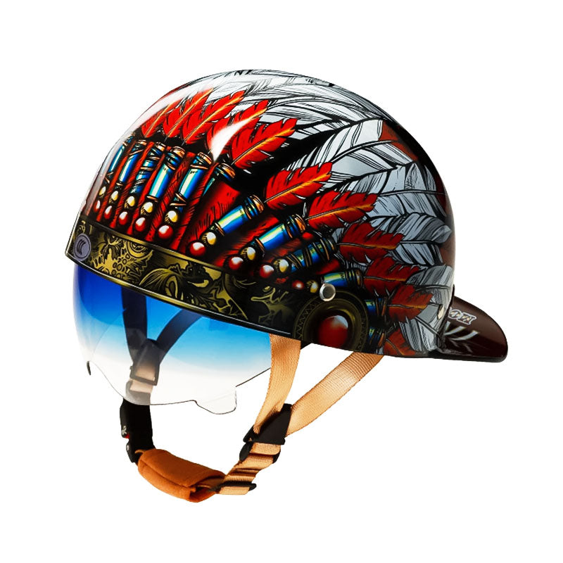 DOT Approved Lightweight Motorcycle Baseball Helmet