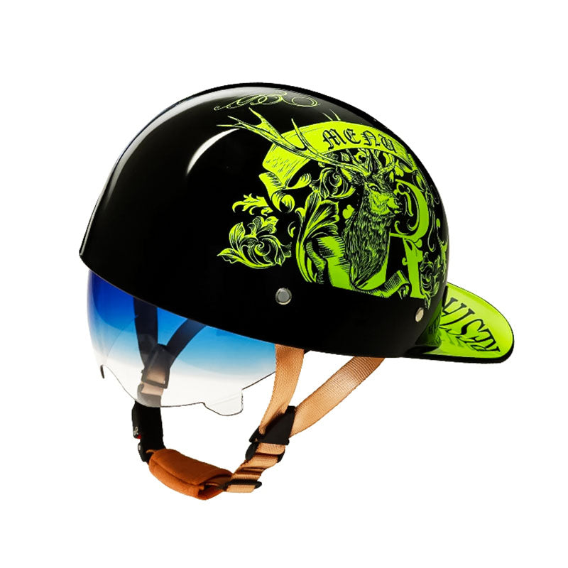 DOT Approved Lightweight Motorcycle Baseball Helmet