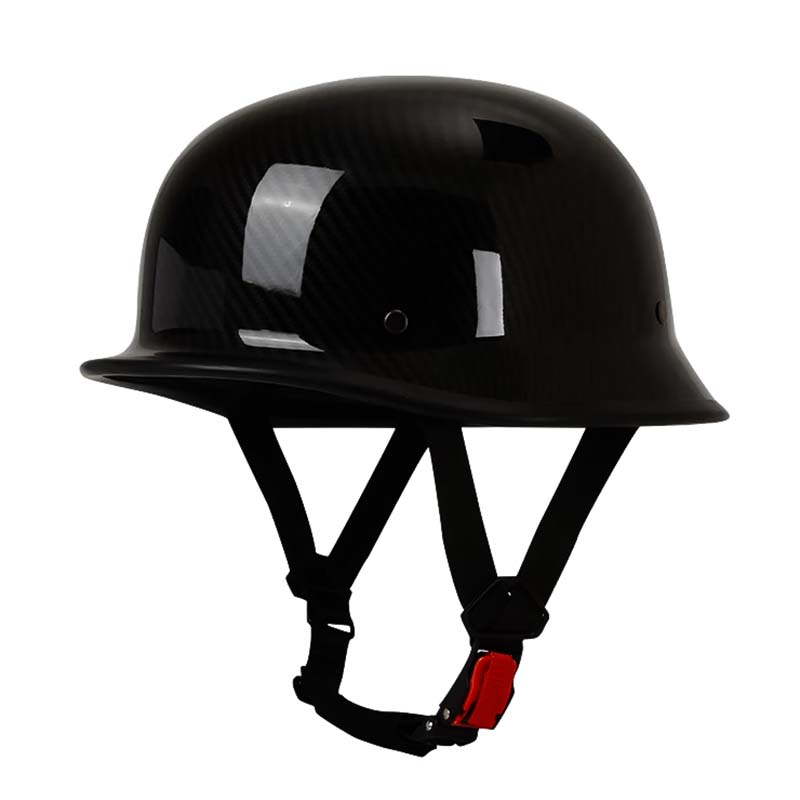 Vintage Half Face Motorcycle Helmet DOT Approved Safety Gear