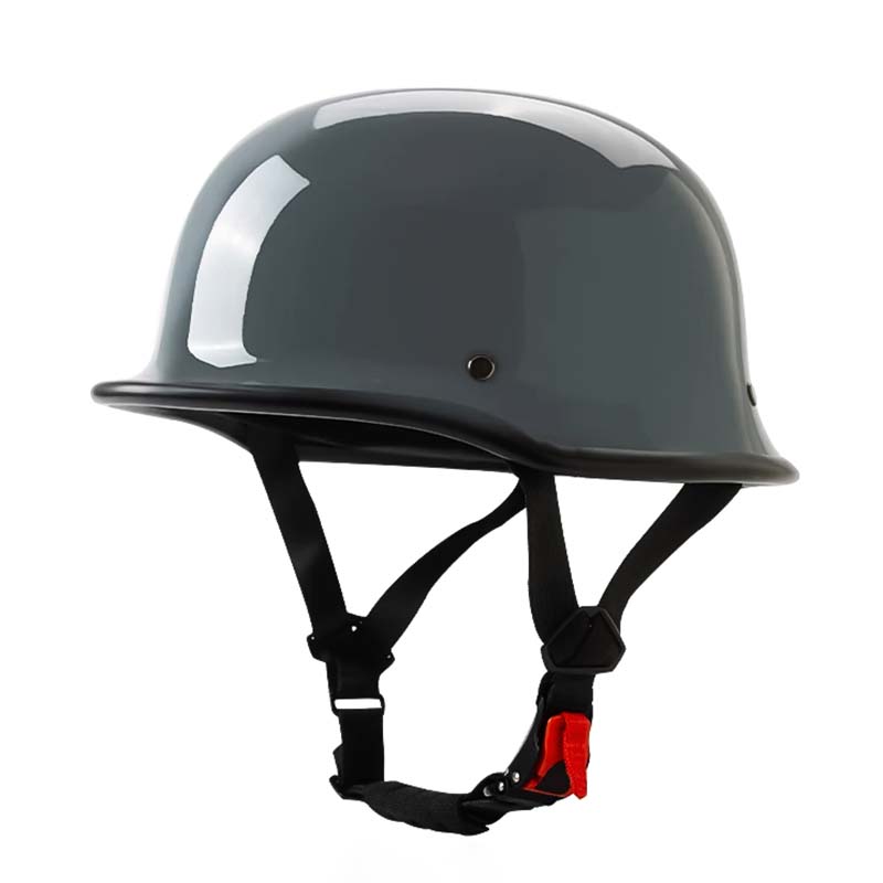 Vintage Half Face Motorcycle Helmet DOT Approved Safety Gear