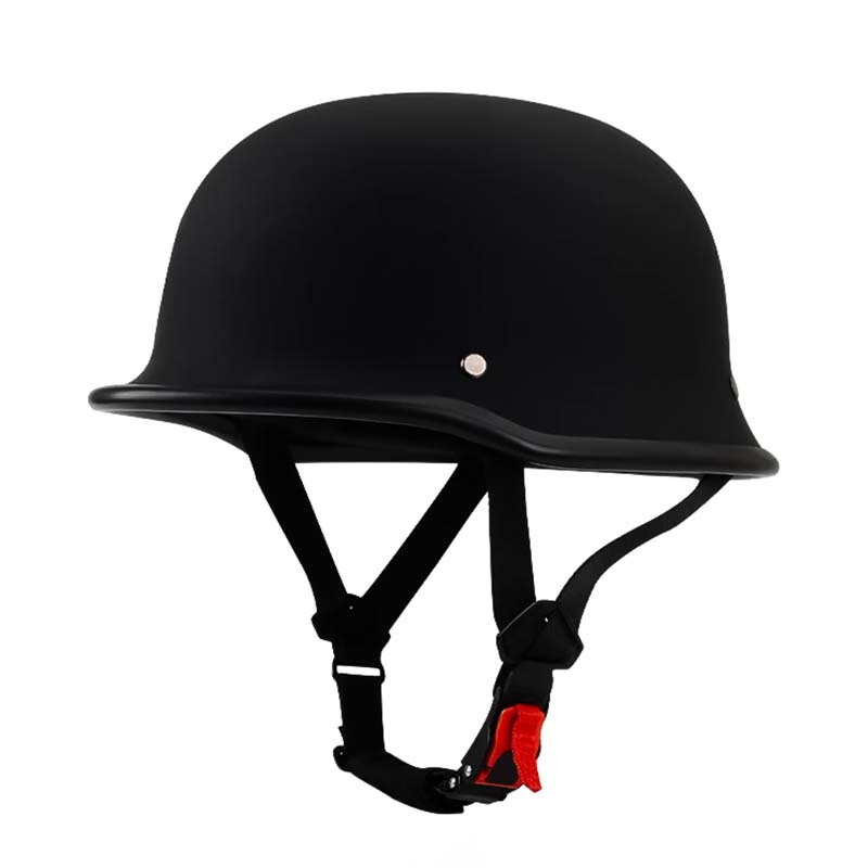 Vintage Half Face Motorcycle Helmet DOT Approved Safety Gear