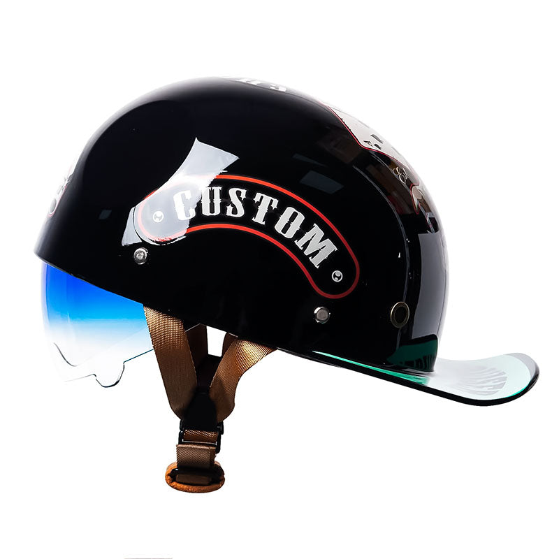 DOT Approved Lightweight Motorcycle Baseball Helmet