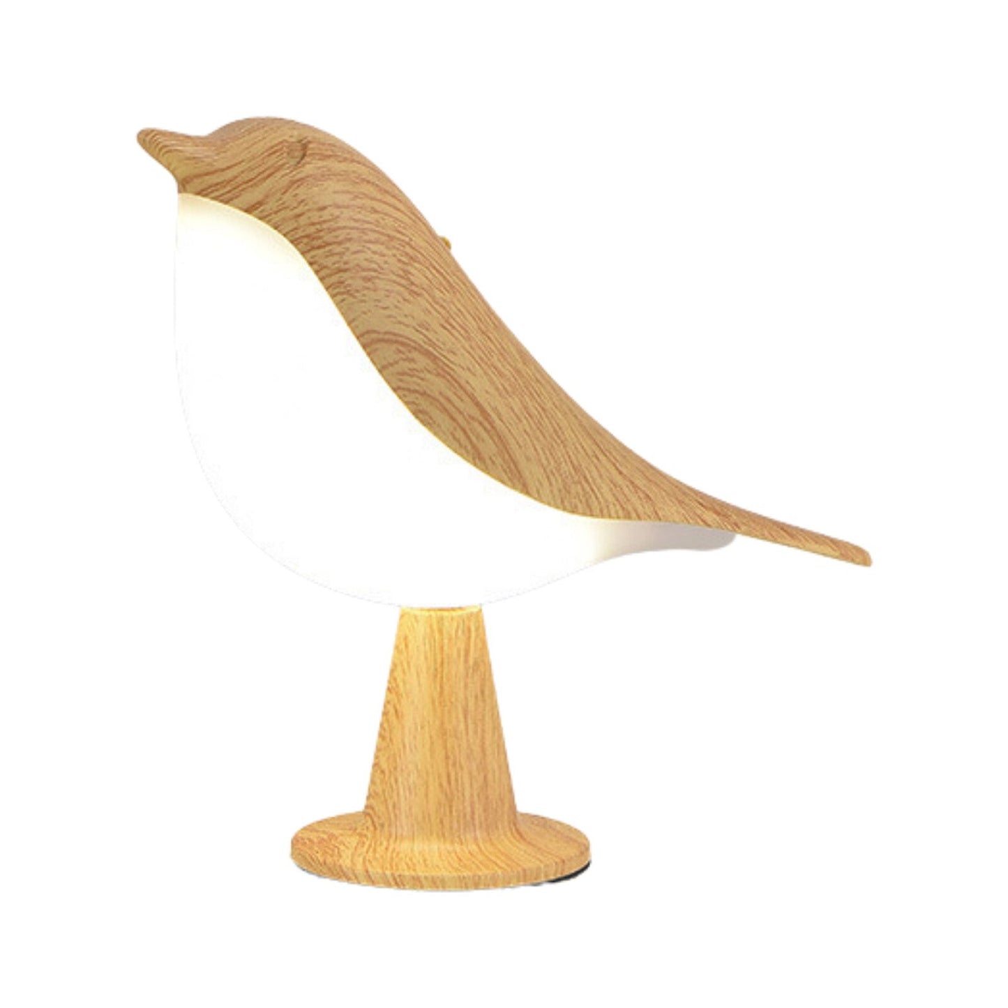 Bird Shape LED Table Lamp with Wood Effect Finish