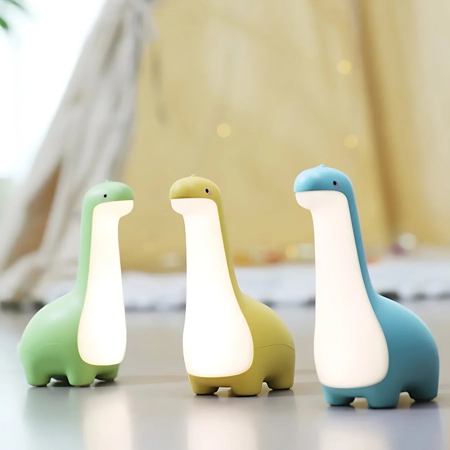 LED Dinosaur Night Light for Kids - Soft Glow Nightlight for Peaceful Sleep