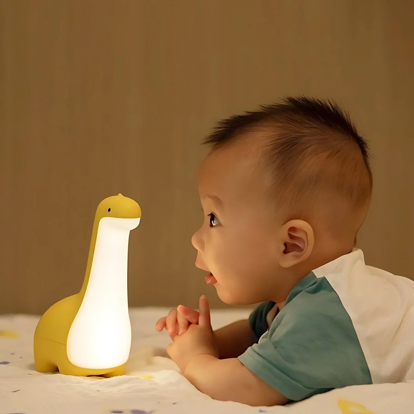 LED Dinosaur Night Light for Kids - Soft Glow Nightlight for Peaceful Sleep