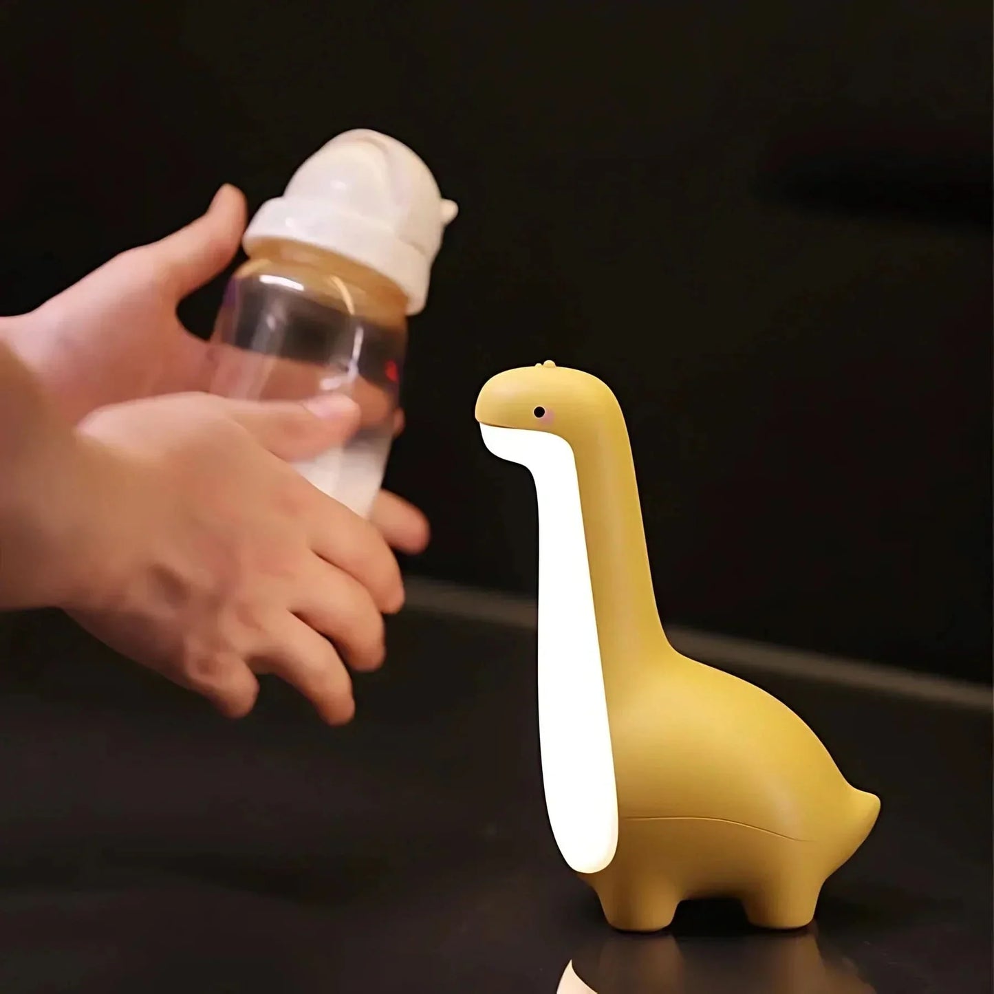 LED Dinosaur Night Light for Kids with Soft Warm Glow
