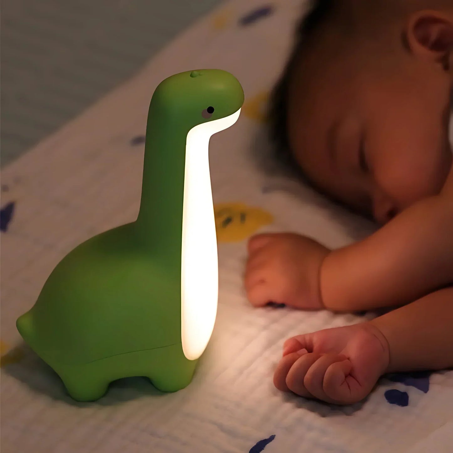 LED Dinosaur Night Light for Kids - Soft Glow Nightlight for Peaceful Sleep