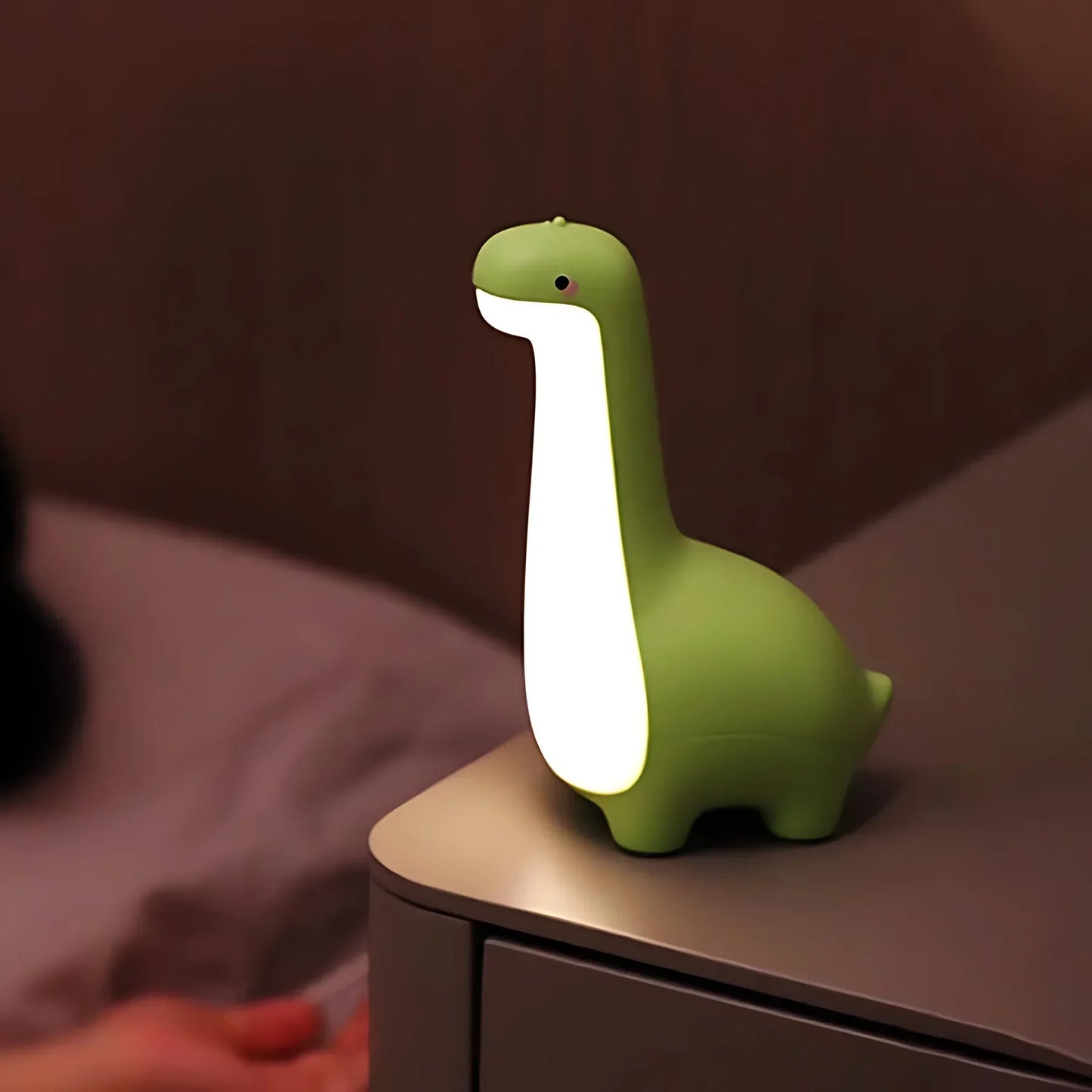 LED Dinosaur Night Light for Kids - Soft Glow Nightlight for Peaceful Sleep