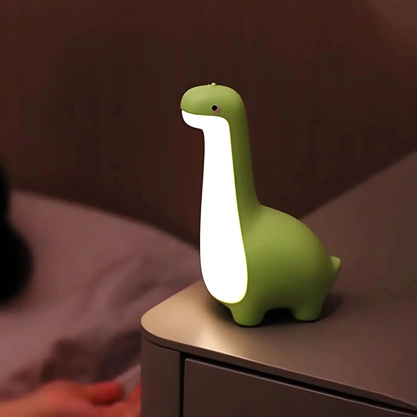 LED Dinosaur Night Light for Kids with Soft Warm Glow