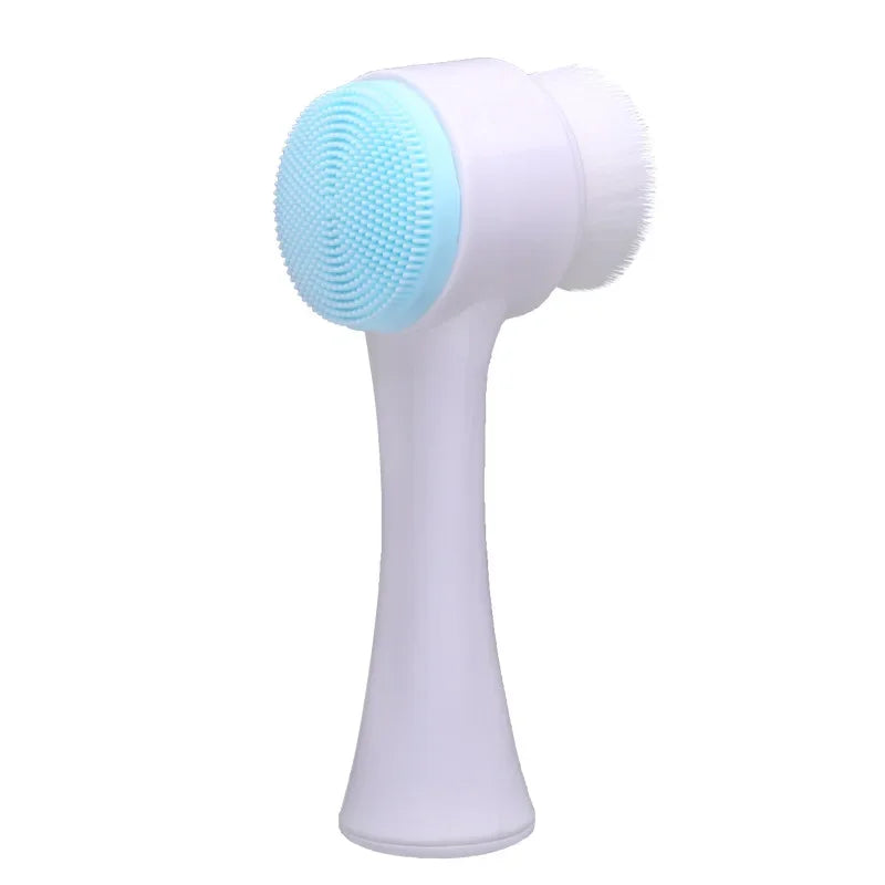 Silicone Facial Cleanser and Exfoliator with Massage Function