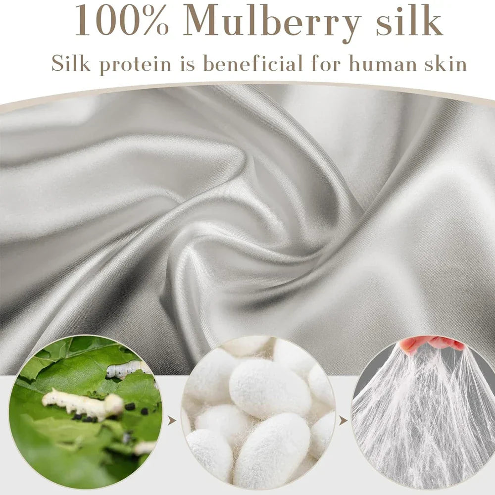 Adjustable Mulberry Silk Eye Mask for Total Light Blocking