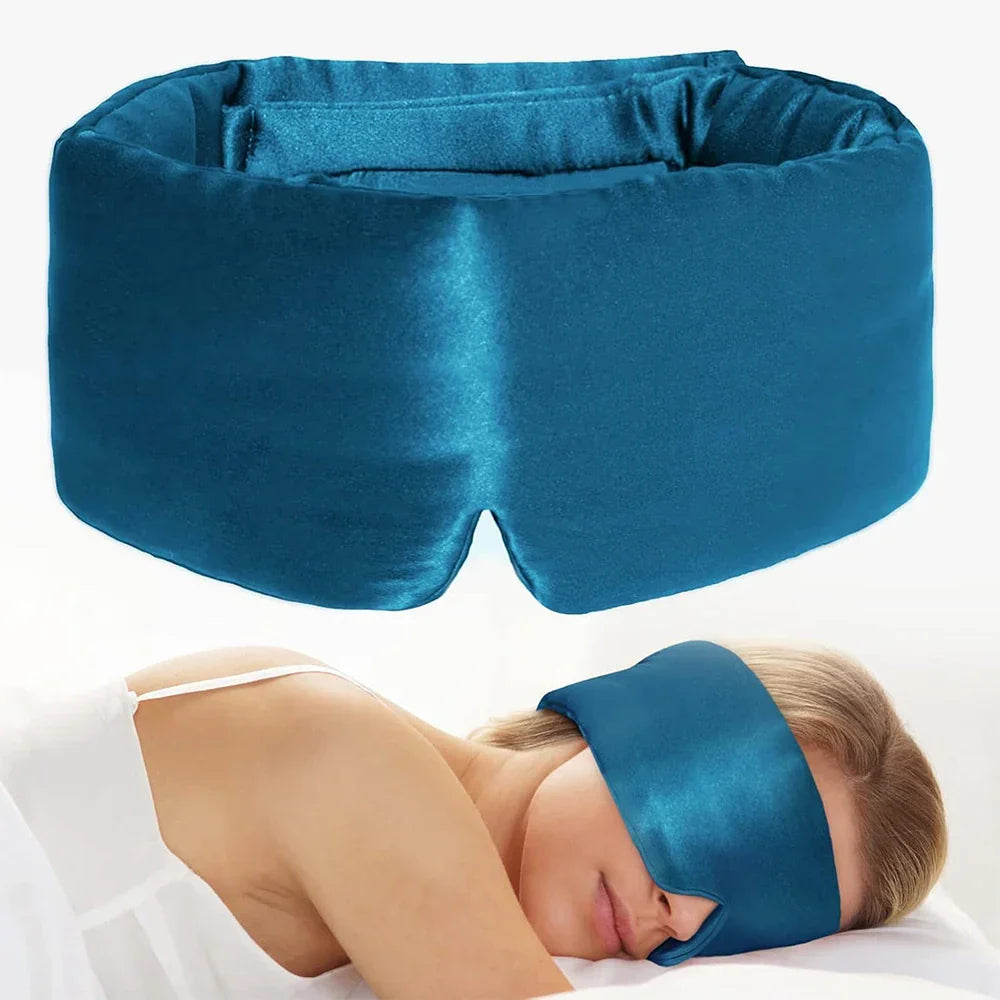 Adjustable Mulberry Silk Eye Mask for Total Light Blocking