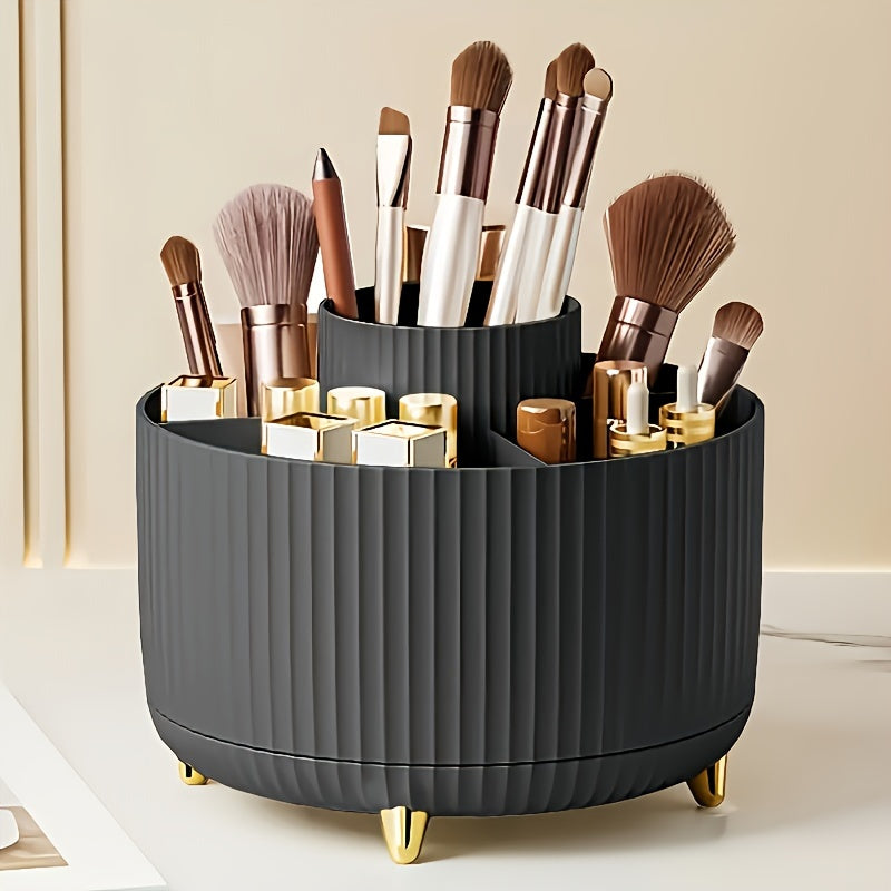 360° Rotating Makeup Organizer with Large Capacity