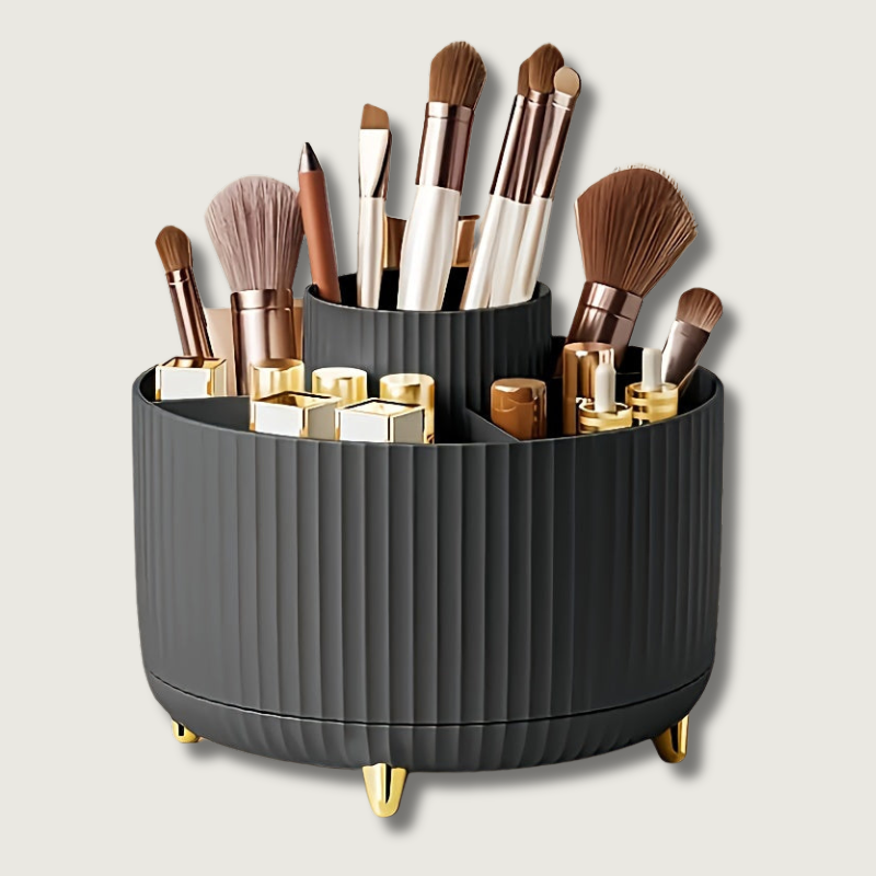 360° Rotating Makeup Organizer with Large Capacity